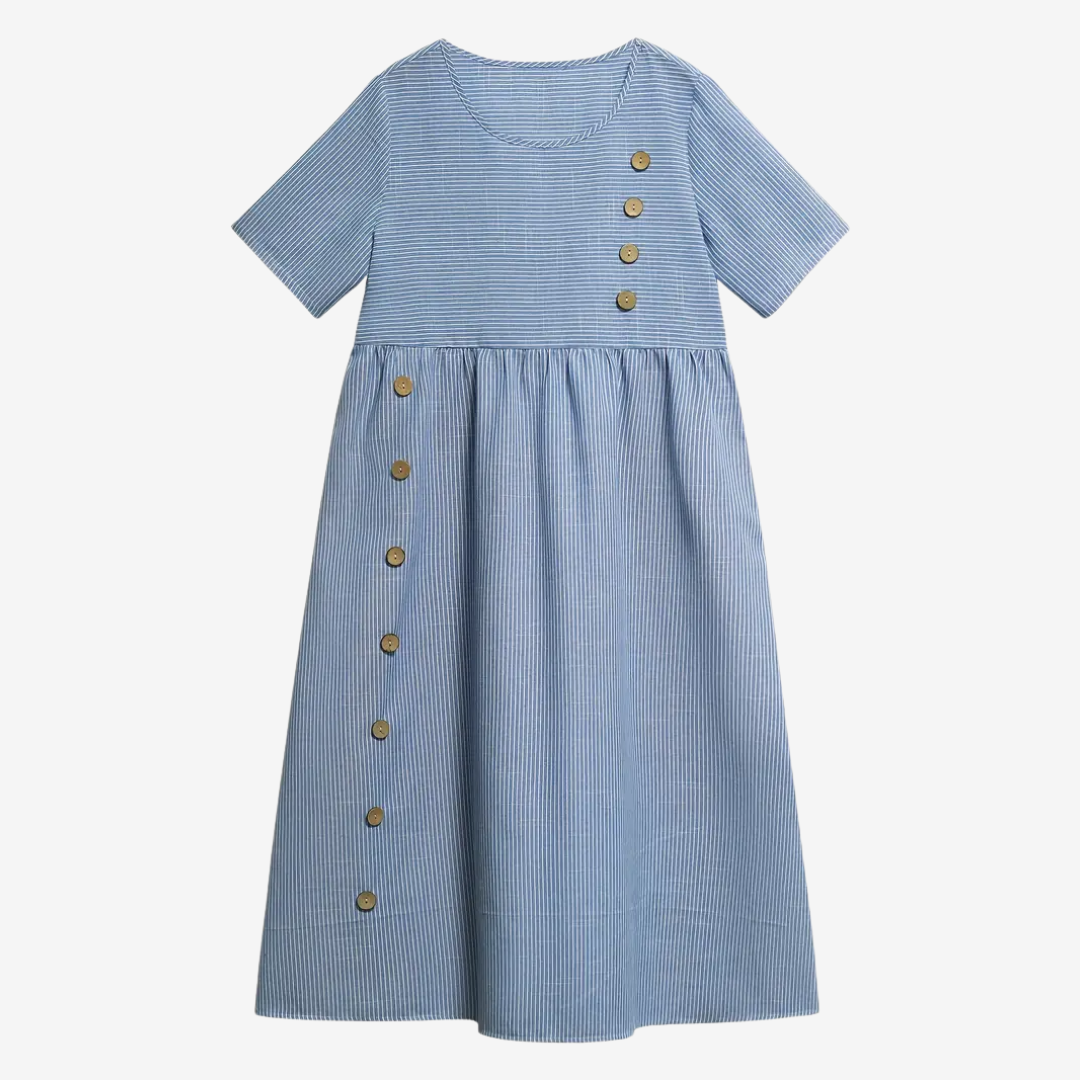 Liora™ Retro Striped Midi