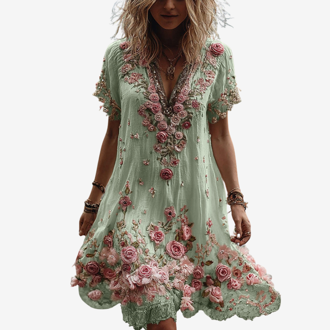 Olieva™ Midi Courte Florale