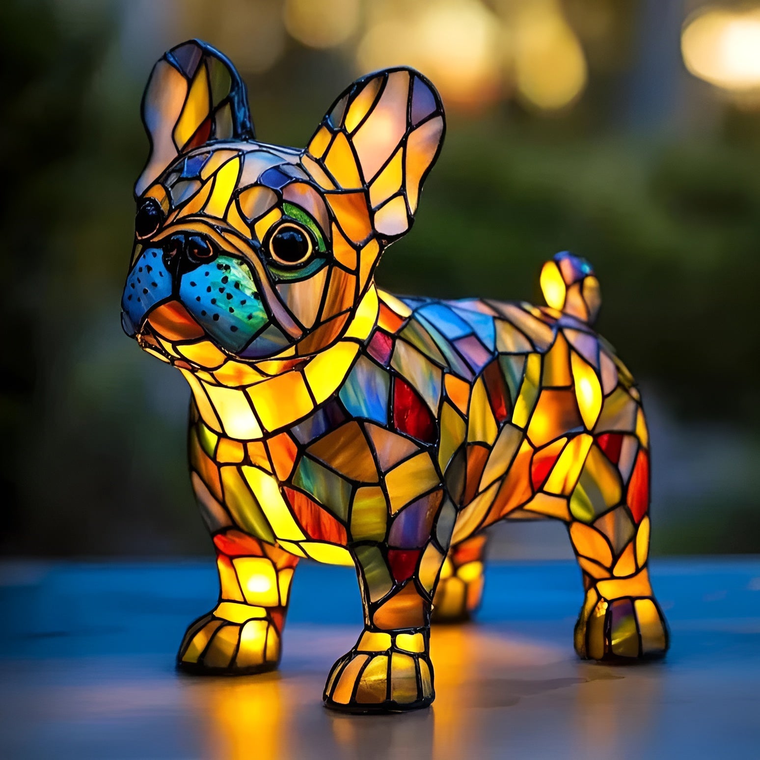 Bruno - Lampe En Verre Multicolore