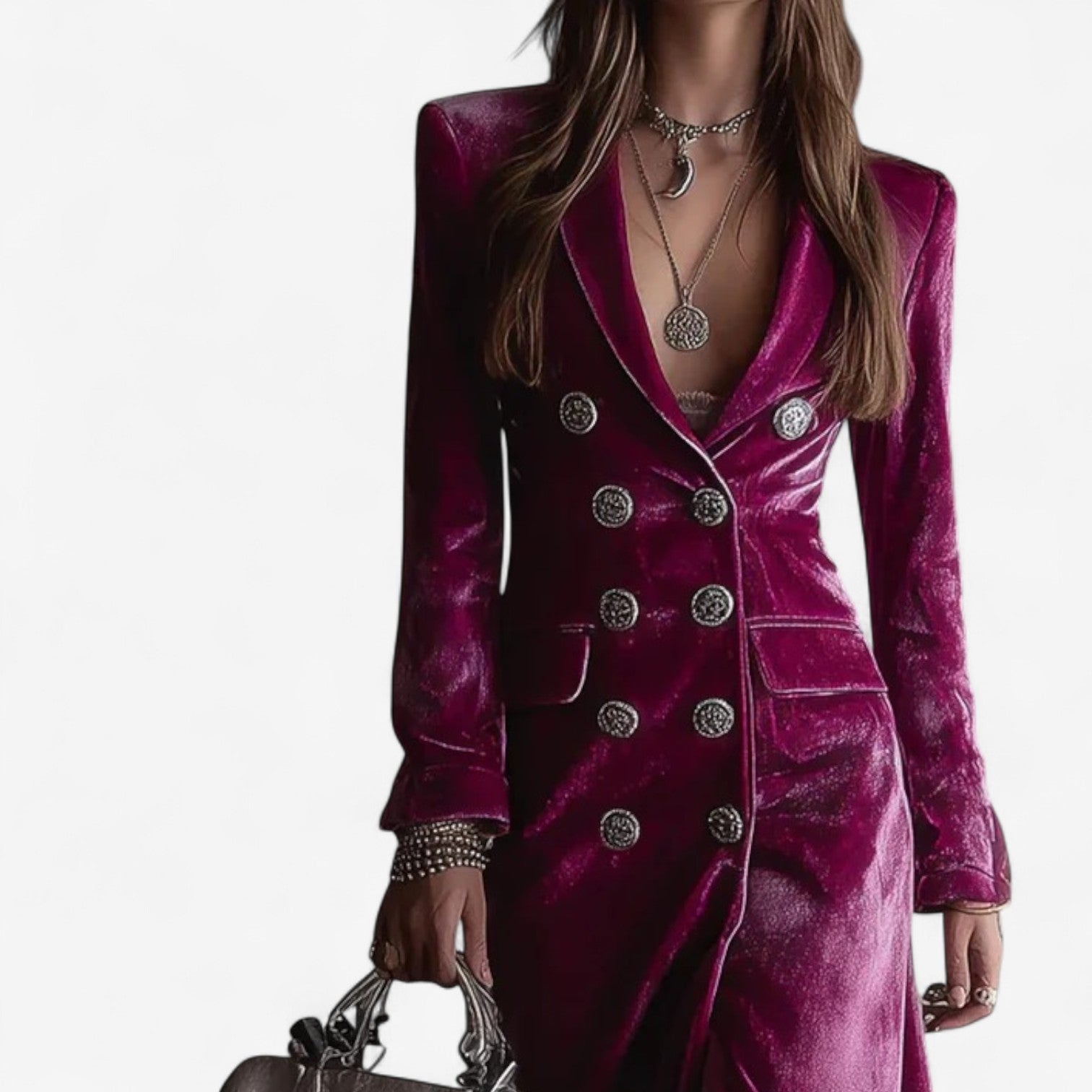 Virginie™ Velvet Wrap Dress