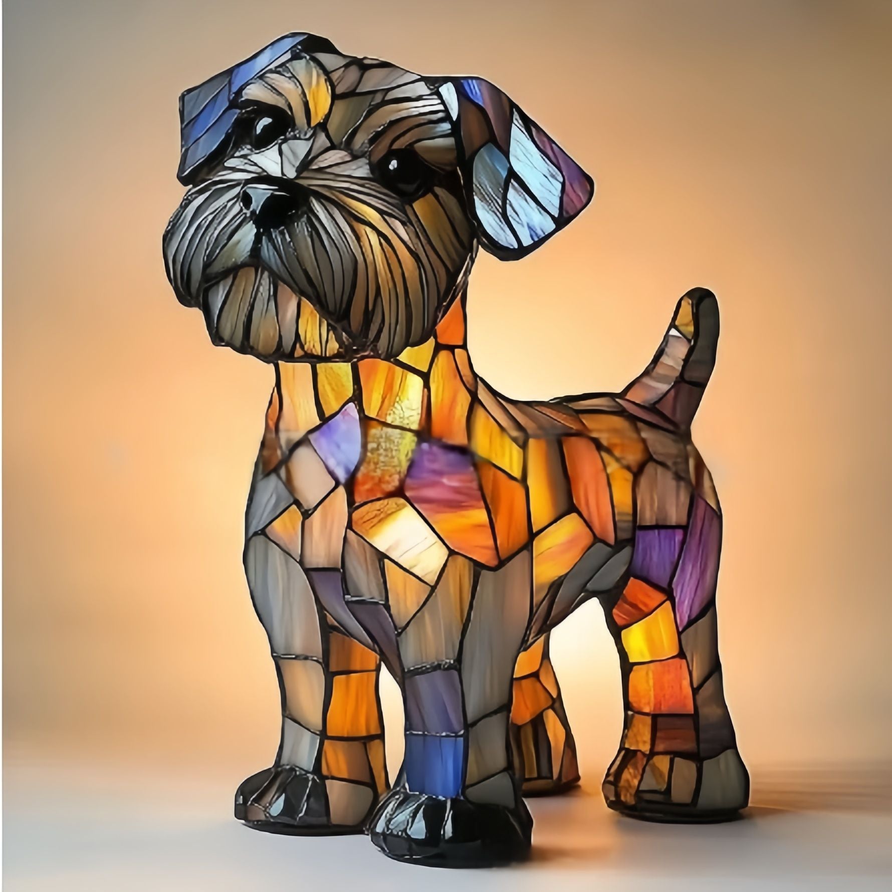 Pierre - Lampe En Verre Multicolore