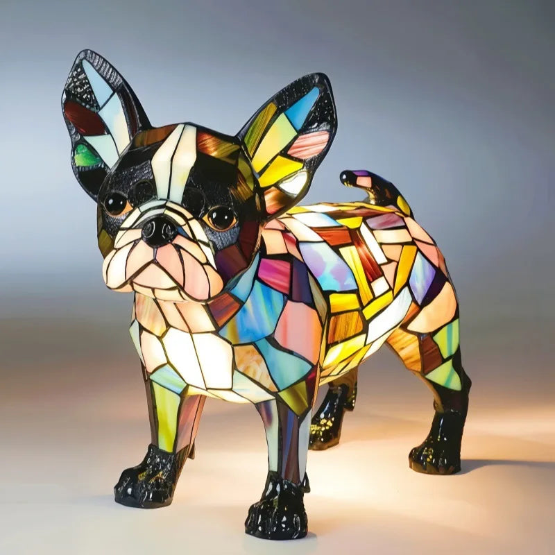 Zoé - Lampe En Verre Multicolore