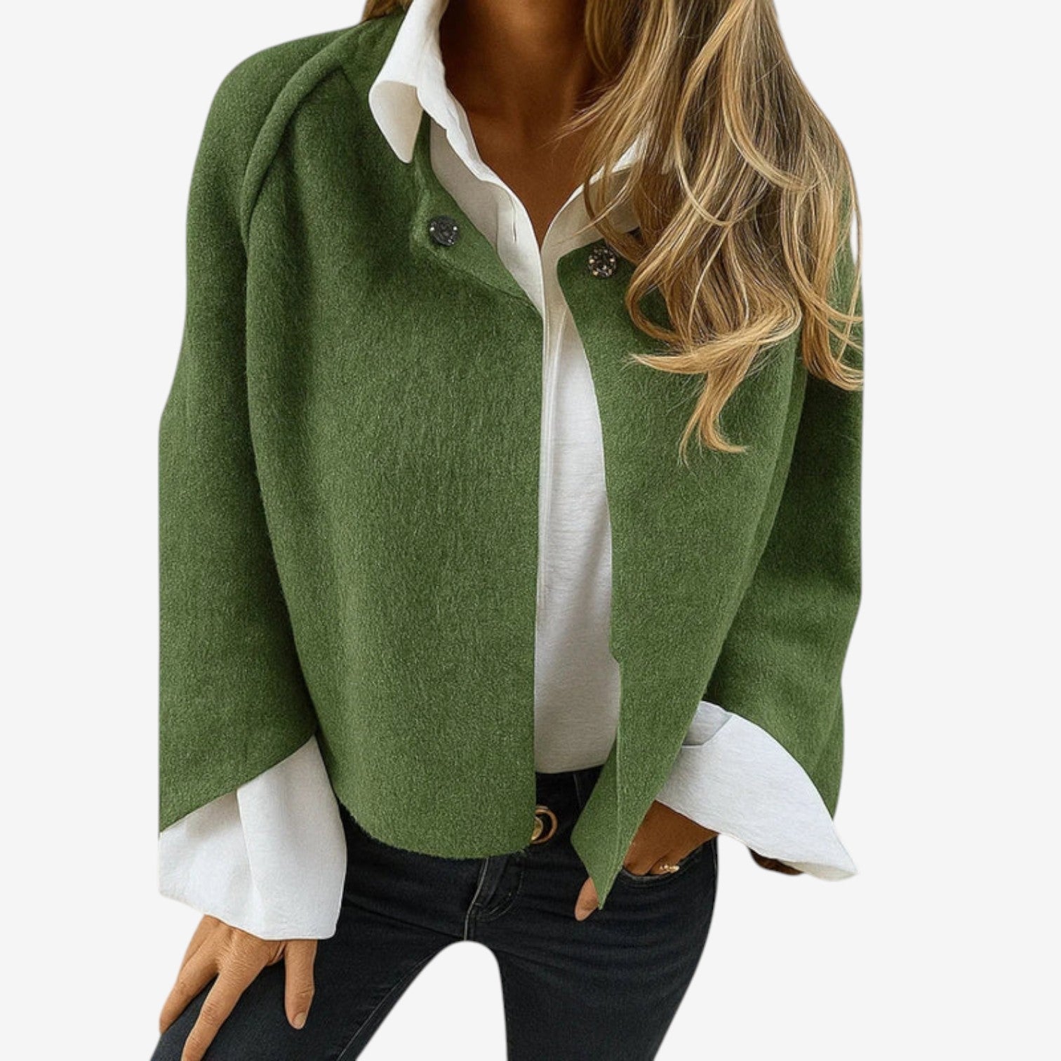 Hélène™ Mixed Fabric Jacket