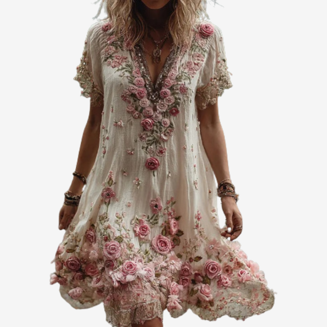 Olieva™ Midi Courte Florale