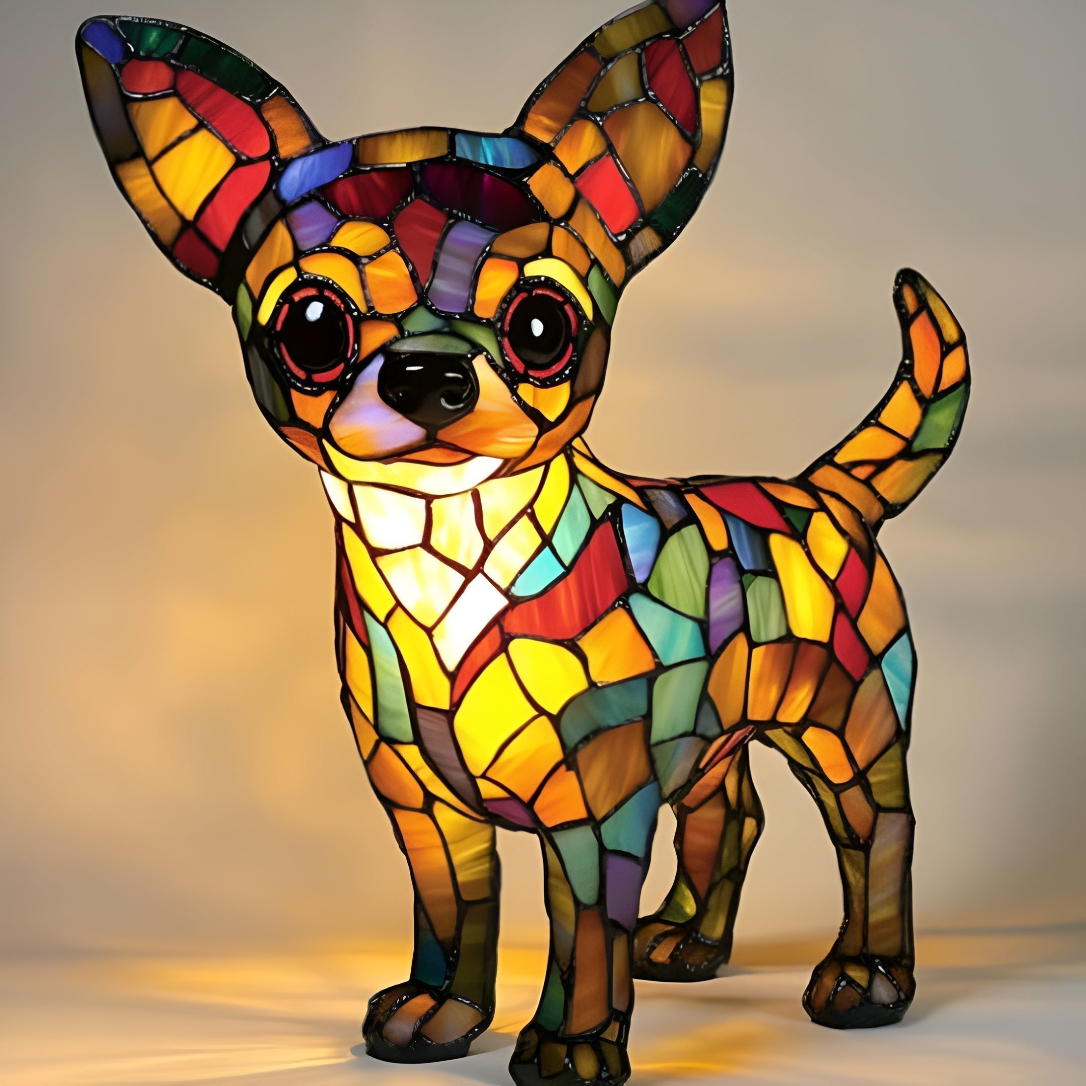 Alba - Lampe En Verre Multicolore