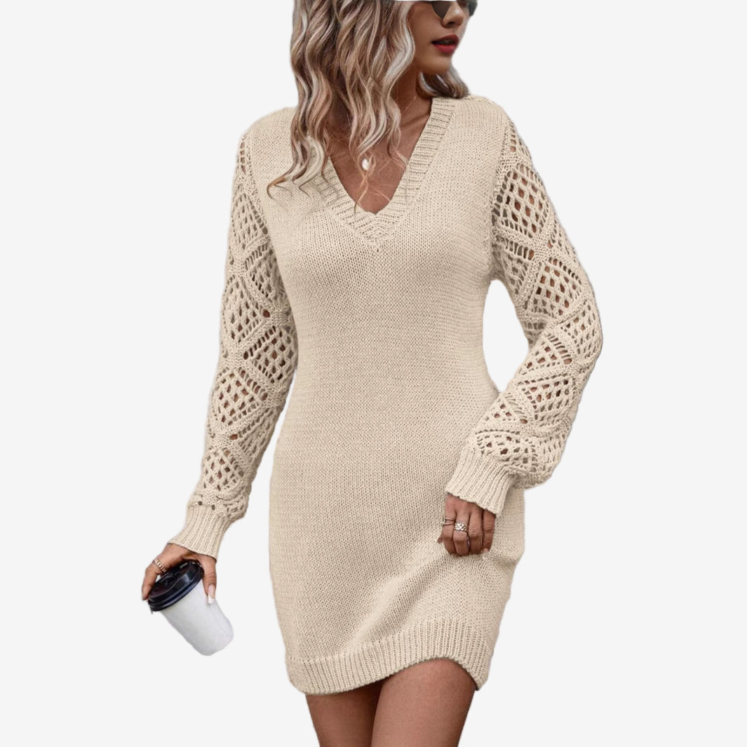 Silvy™ Lace Sleeve Dress