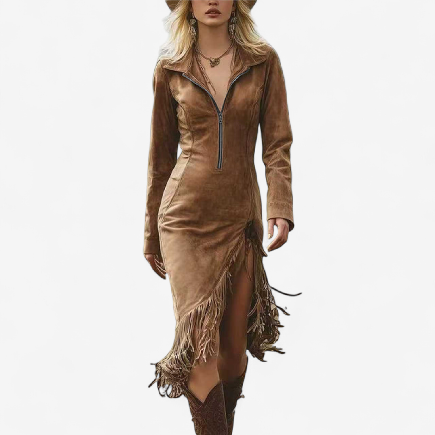 Ginette™ Elegant Autumn Dress