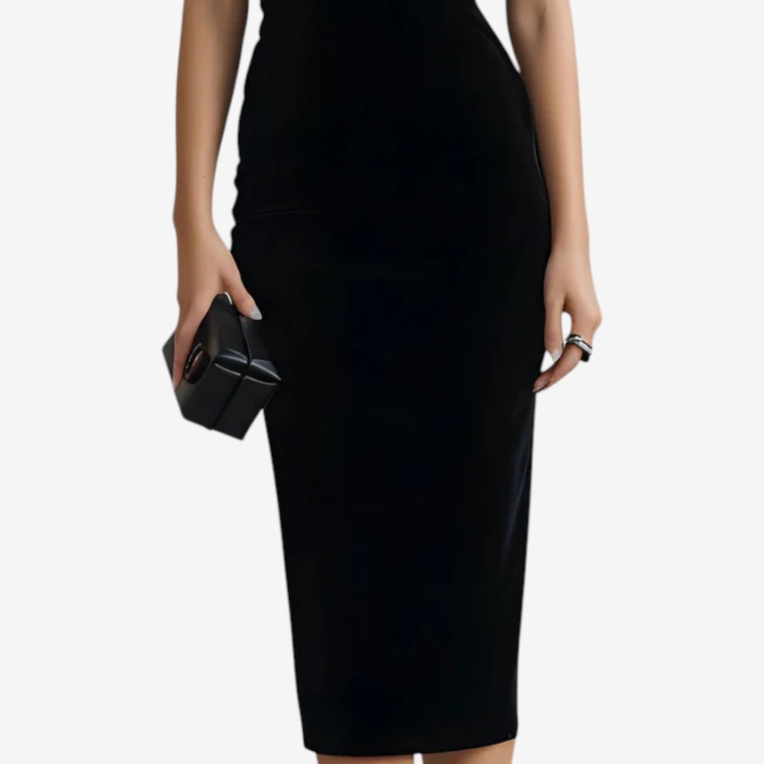 Crizelda™ Black Evening Dress