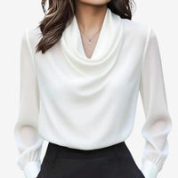 Katia™ Draped Collar Blouse