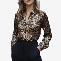 Mylene™ Luxury Leopard Print Blouse