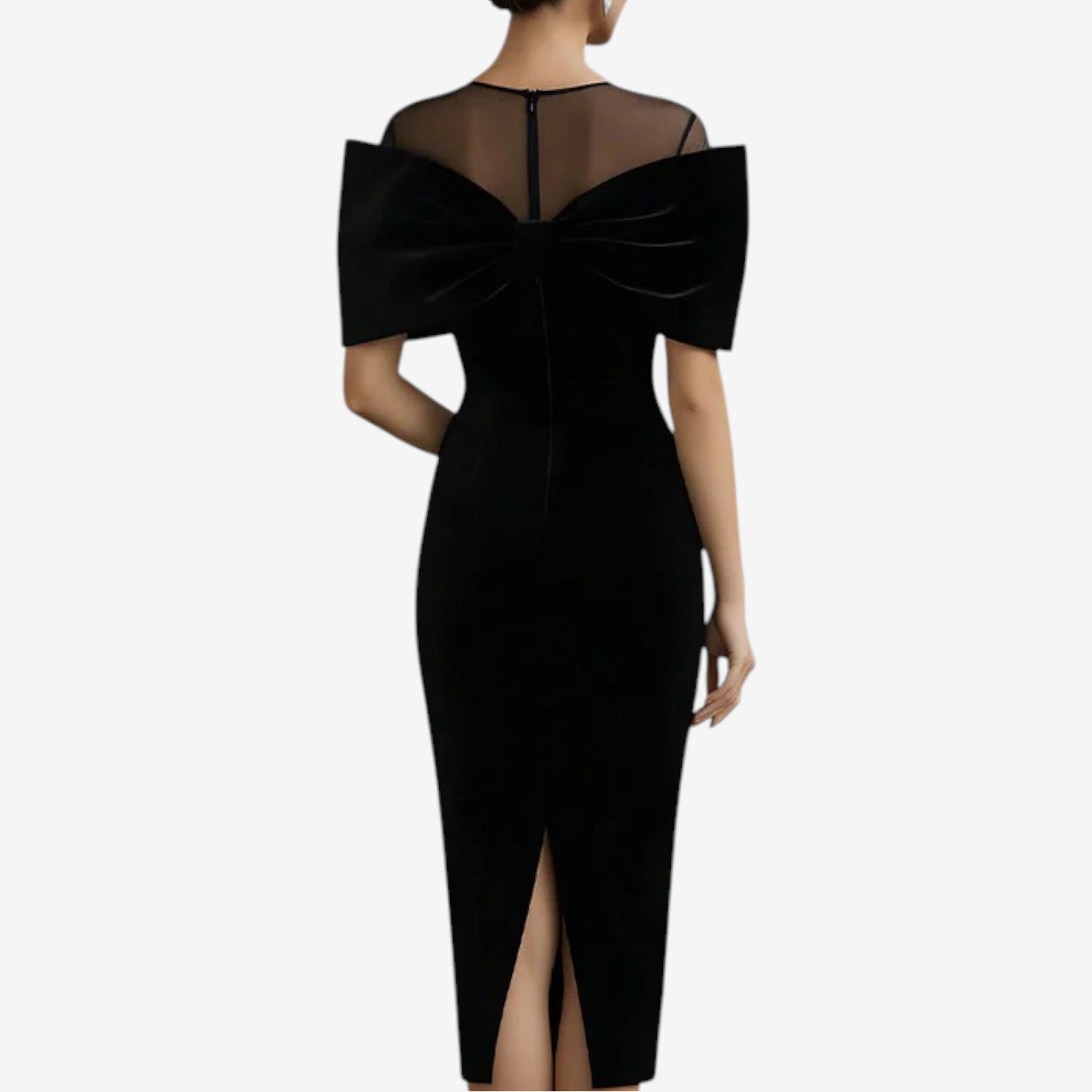 Crizelda™ Black Evening Dress