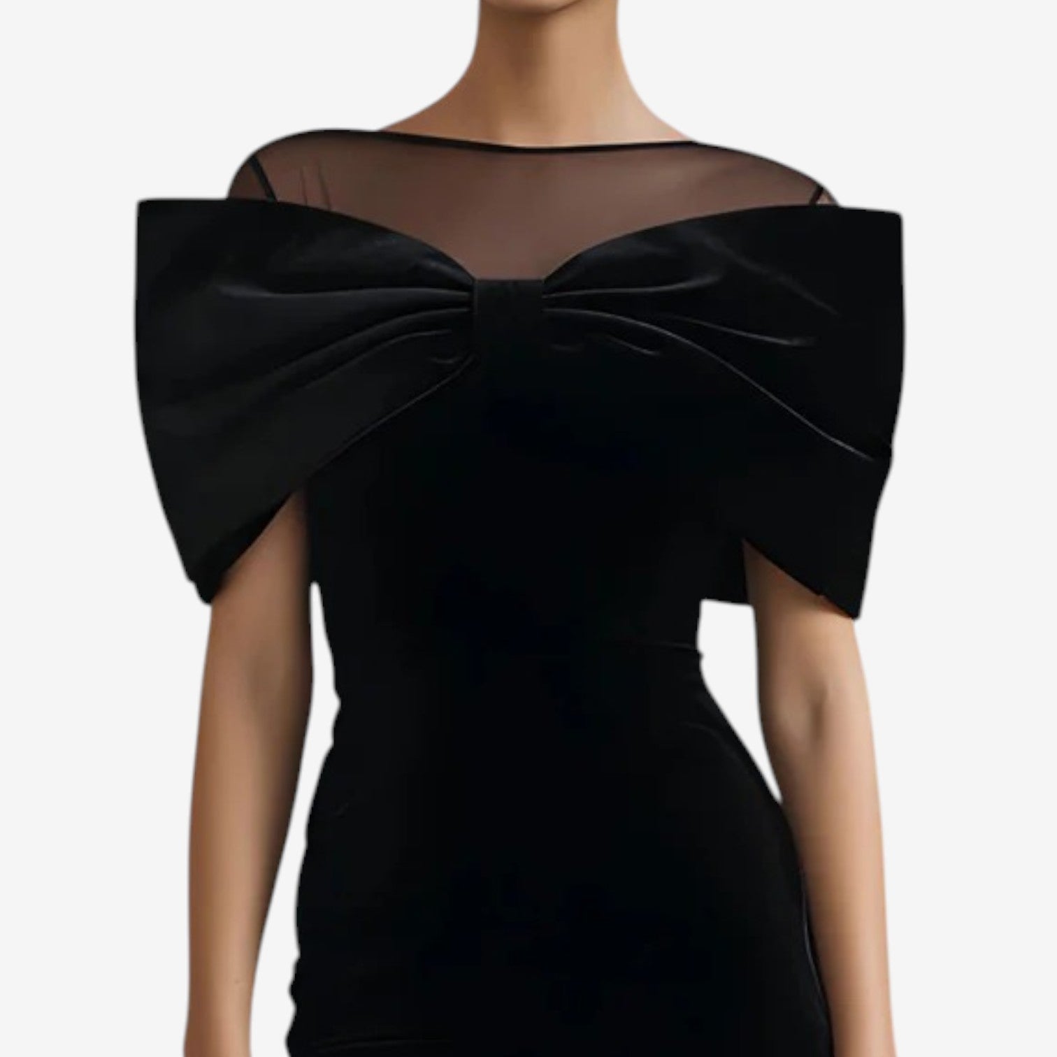 Crizelda™ Black Evening Dress