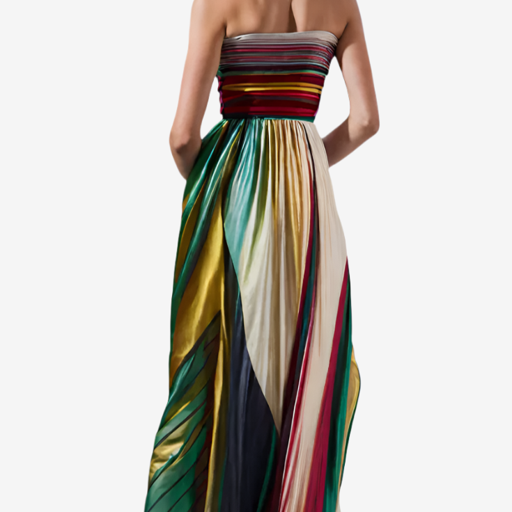Alva™ Maxi Pleated Rainbow
